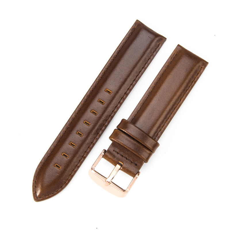 14mm 16mm 18mm 20mm 22mm Lederen Horlogeband Roestvrij Stalen Pin Gesp Universele horlogeband Accessoires met Gereedschap