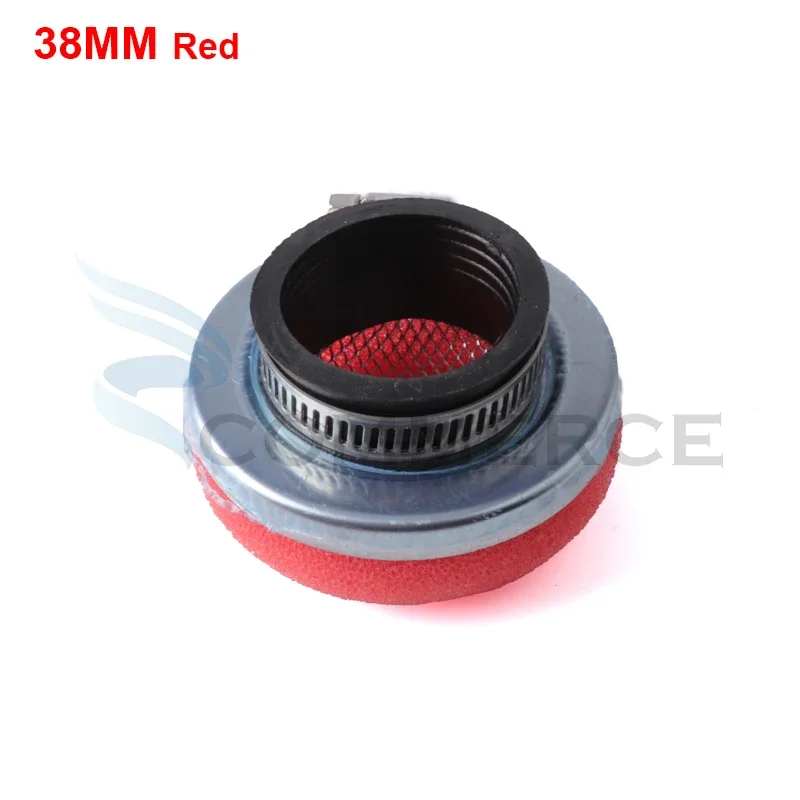 Esponja limpiadora de filtro de aire de espuma recta para motocicleta, 28/32/35/38/42/45/50/54/58MM, para motor de 2 tiempos, bicicleta de bolsillo, Mini Moto Scooter: Verde