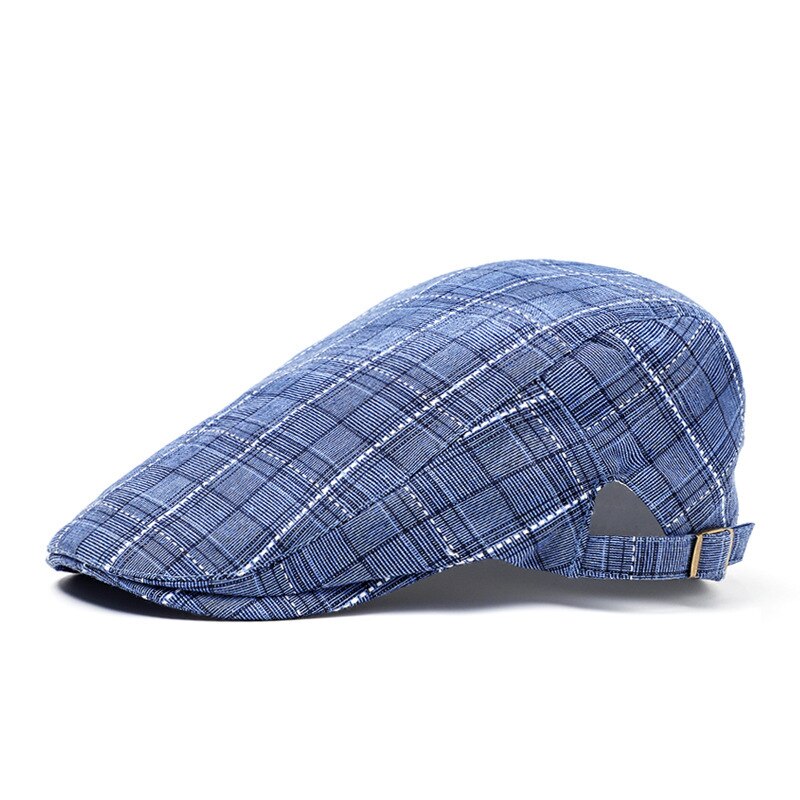 Boina de Golf para conducir para hombre, gorro clásico de invierno, cálido: navy blue