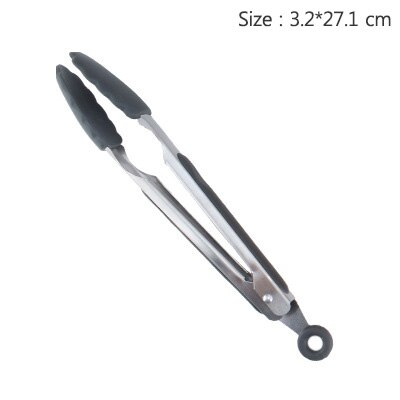 Kitchen Utensils Cooking utensils Wood Handle Silica Gel Kitchenware 11 Piece Set 9 Piece Set Kitchen Tool Scoop Set: Black-11