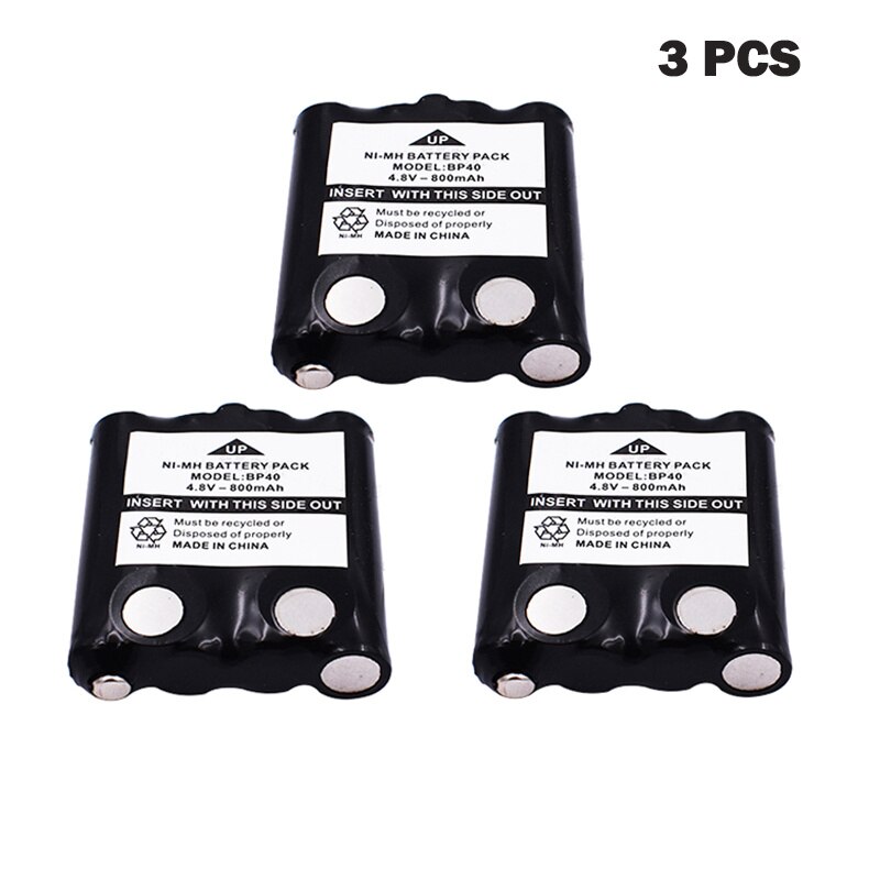800mAh NI-MH IXNN4002A IXNN4002B BT-1013 Batterie Pour MOTOROLA TLKR -T3 T4 T5 T6 T7 T8 XTR446 60Q135001 PMPN4023A Accumulateur: 3 Pcs