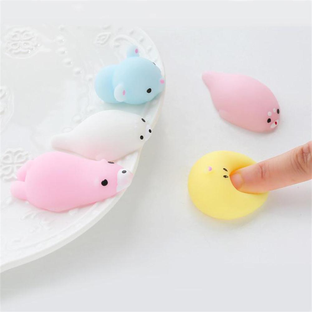 Mini Decompression Squeeze Ball Slow Rising Antistress Animal Cute Octopus Animal Rubber Stress Relief Funny Toy