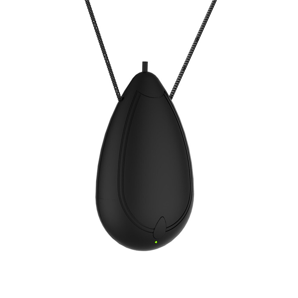 Auto Elektronica 3 Kleuren Luchtreiniger Voor Auto Ketting Hangen Draagbare Geurverspreider Auto Zuurstof Bar Negatieve Thuis Luchtverfrissers: Black
