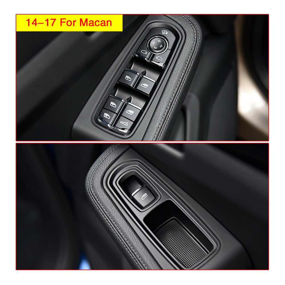 Car window lifter for Porsche Cayenne Panamera Macan Windows Lifter control switch window closer Lifting device button control: Orange