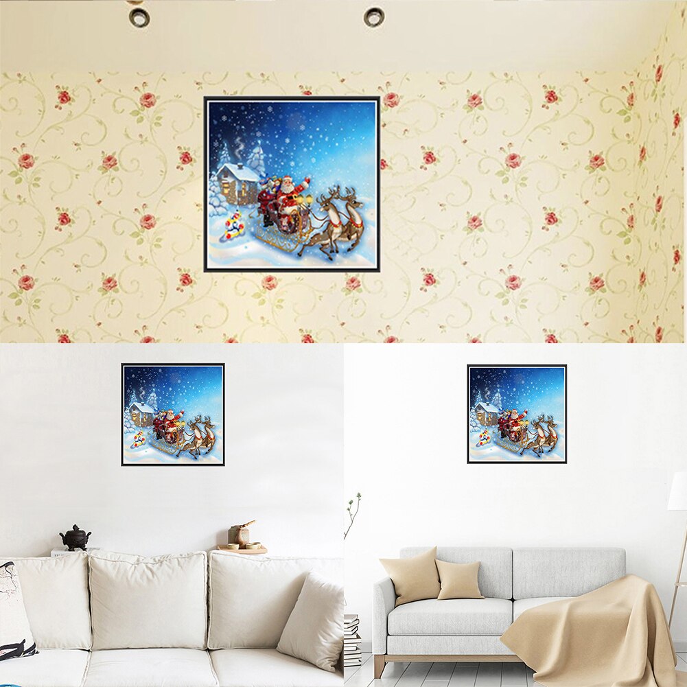 5D Diy Diamond Painting Christmas Santa Claus Cross Stitch Mosaic Diamond Embroidery Rhinesto