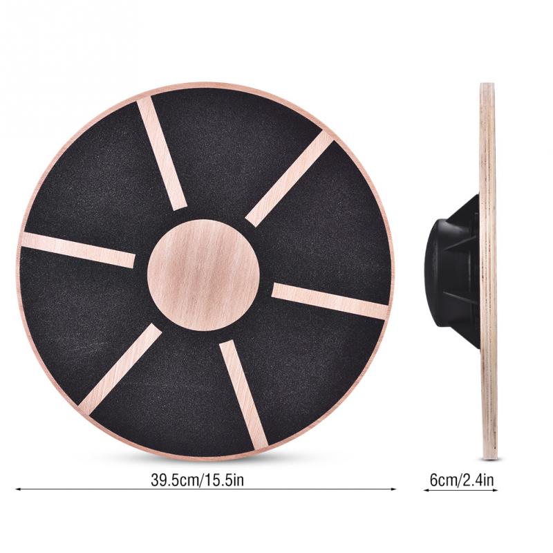 Fitness Sports Balance Board Anti-slip Wooden Wobble Balance Board Bodybuilding Gym Twist Board for Fitness Training Exercise