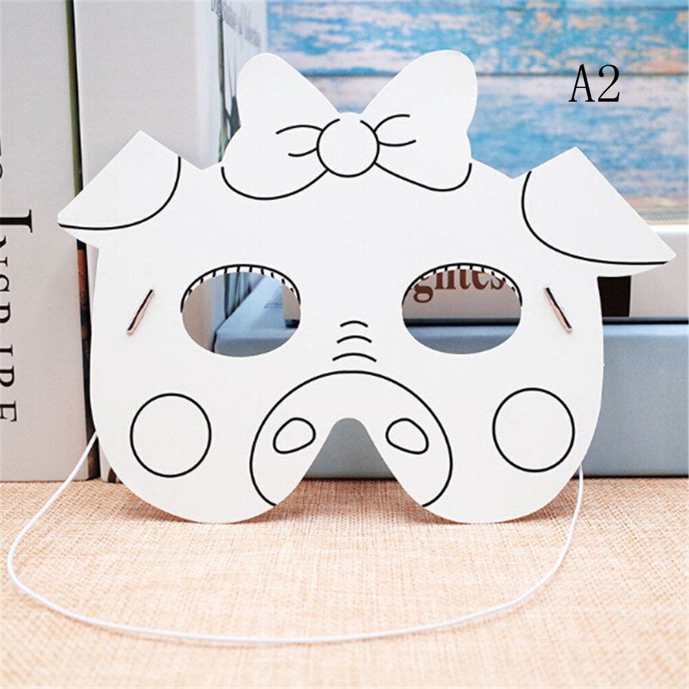 Cartoon Animal Painting Mask Kindergarten Preschool Graffiti Art Crafts Toys Color Drawing Toys for Children Kids