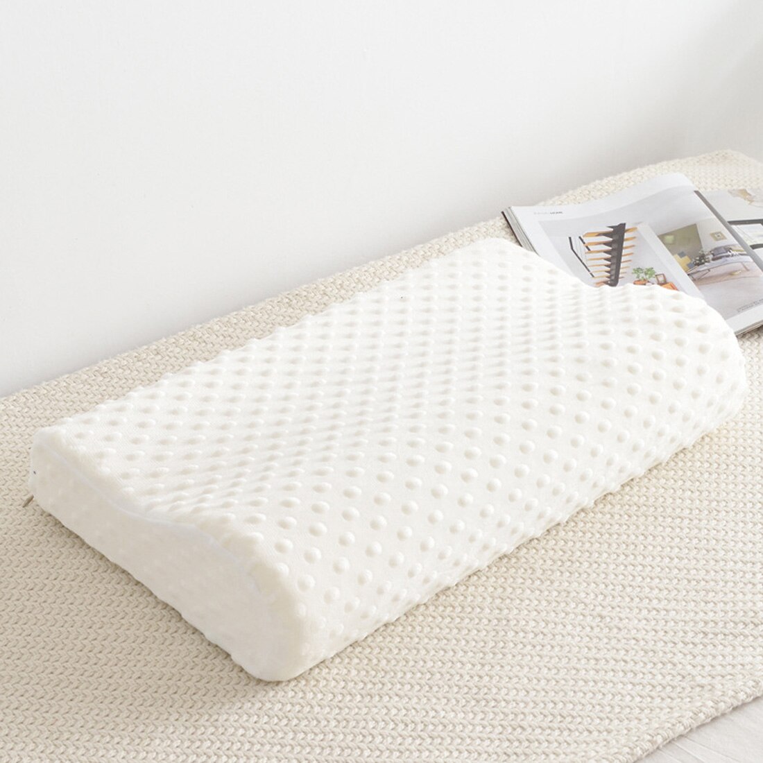 Trage Rebound Foam Kussen Geheugen Orthopedische Hals Care Kussens In Beddengoed Cervicale Gezondheid 30*50 Cm Kinderen/Volwassen pijn Release