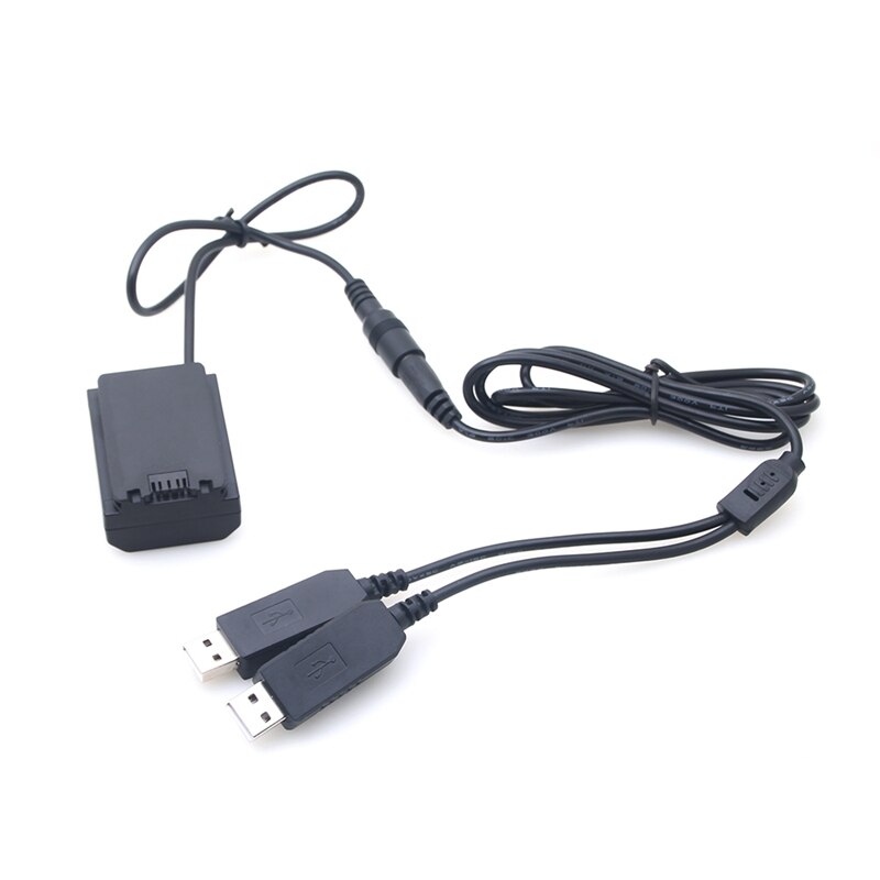 Np-Fz100 batterie factice coupleur cc double adaptateur Usb pour Sony A7Iii A9 A7Riii A7Siii appareil photo reflex numérique