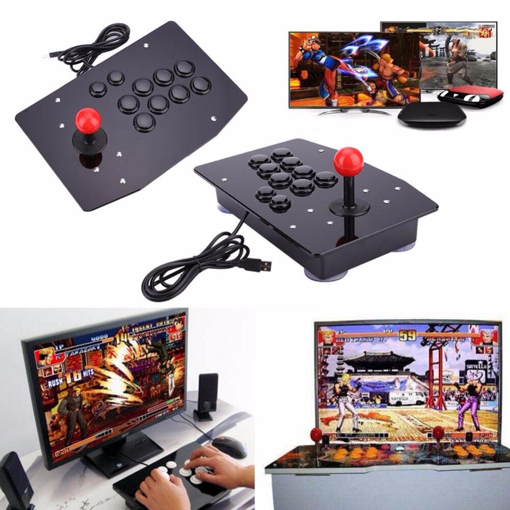 Choifoo Arcade Joystick Case Arcylic Materiaal Led Gat Diy Arcade Machine Joystick Acryl Panel + Case Shell Vervanging