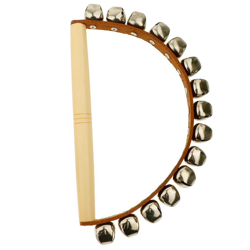 Træhåndklokke klinger musikinstrumenter legetøj med 15 stykker klokker