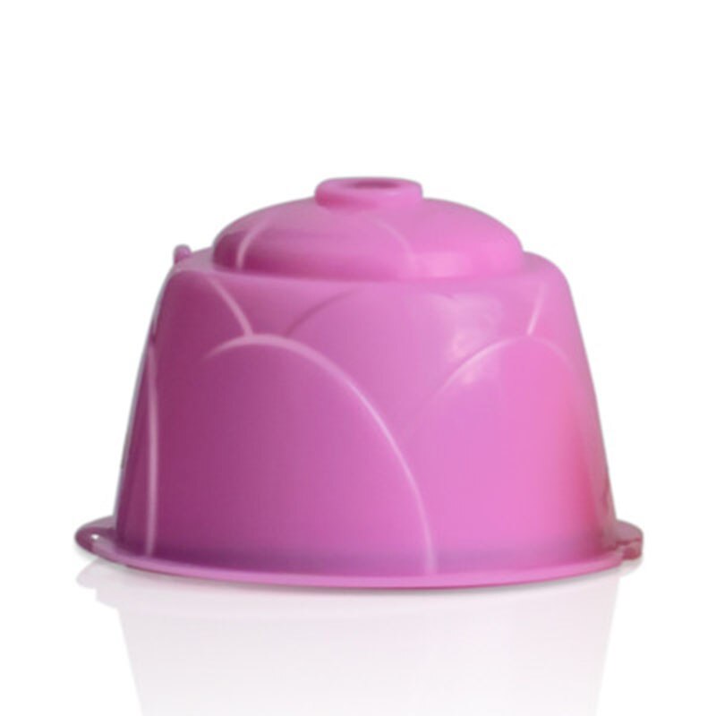 Kahvinkeitin suodatin muovi uudelleentäytettävä kahvinsuodatin kapseli kuppi dolce gusto koneille kahvila keittiö vempaimia: Violetti