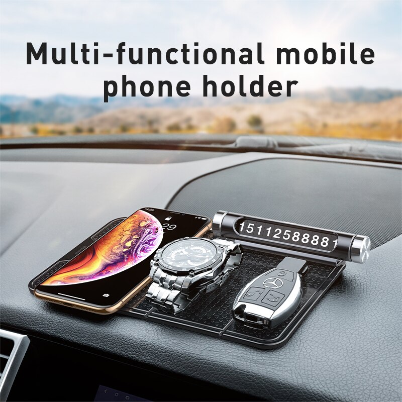 Baseus Car Phone Holder Universal Multifunction Nano Rubber Pad Car Mount Phone Support Non-slip Mobile Phone Wall Desk Sticker