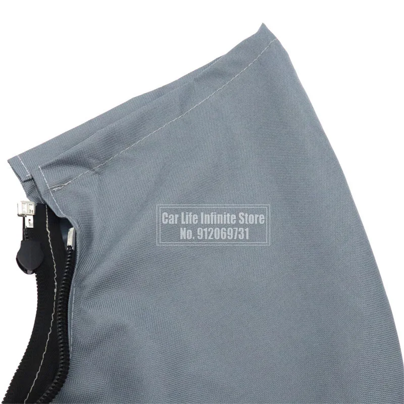 Waterproof 600D 3 Bow Bimini Top Boot Cover No Frame Yacht Boat Cover With Zipper Anti UV Dustproof Cover Marine Accessories