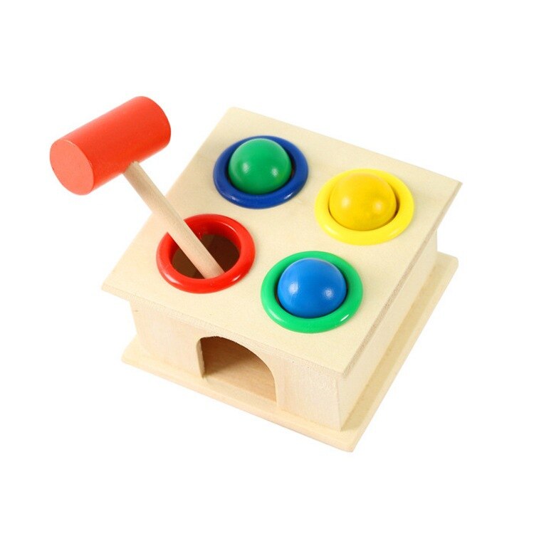 Montessori Speelgoed Cognize Educatief Speelgoed Voor Kinderen Kinderen Speelgoed Oogst Wortelen Montessori Materiales Apple Magnetische Houten Speelgoed: Hammer Ball