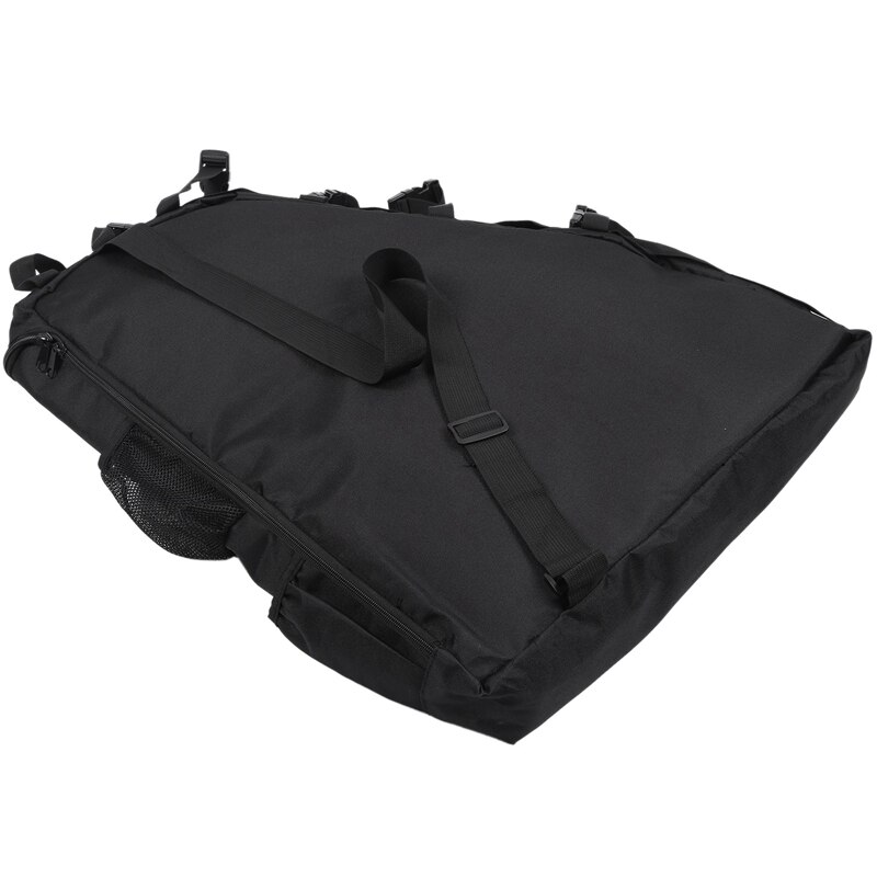 Roll Bar Storage Bag Cage for 2007 Jeep Wrangler Jk Rubicon 4-Door with Multi-Pockets & Organizers & Cargo Bag Saddlebag To