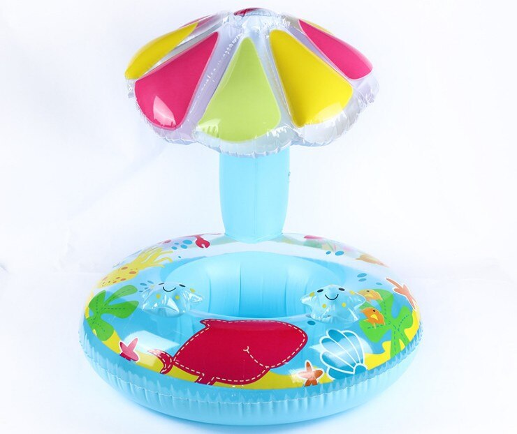 Baby Swimming Float Ring Inflatable Floating Float Lying Swimming Children Circle Inflatable Double Raft Swim Ring Kids Pool Toy: T7