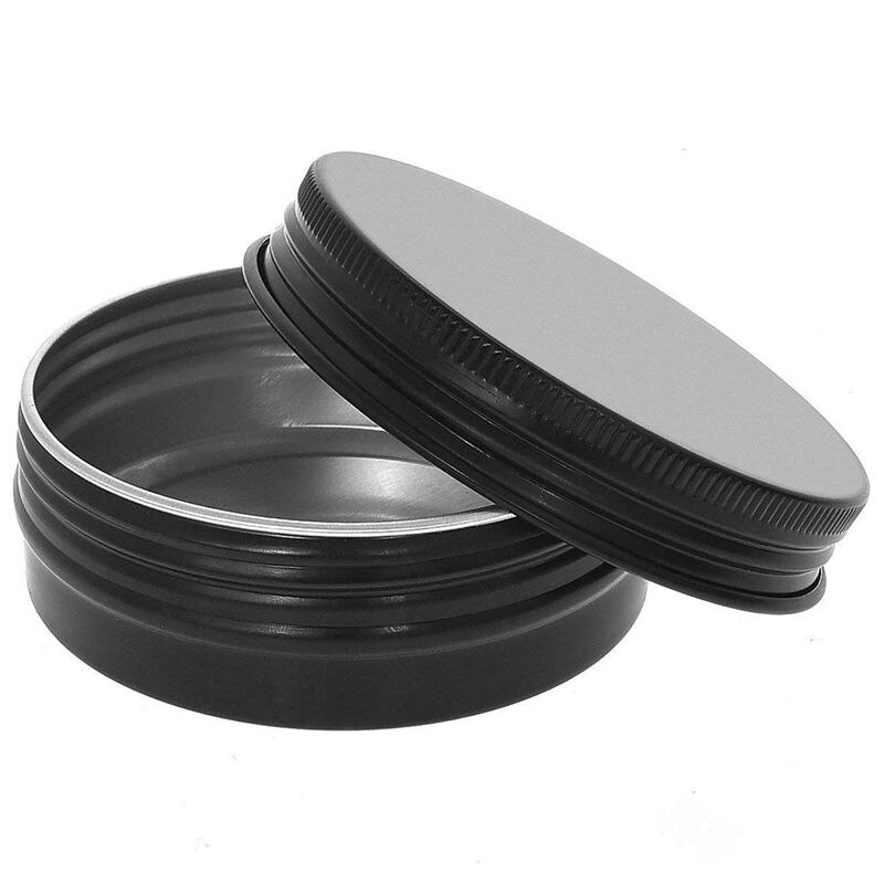 Aluminium blikken  - 40- pack 1oz / 30g ronde metalen blikken containers schroefdop blikken cosmetische monstercontainers kaars reisblikjes