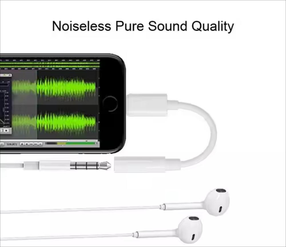 Dla IOS Adapter do 3,5 mm Jack AUX Kabel Do iPhone 14 13 12 11Pro Max Adapter męski na żeński Konwerter słuchawek Rozgałęźnik audio