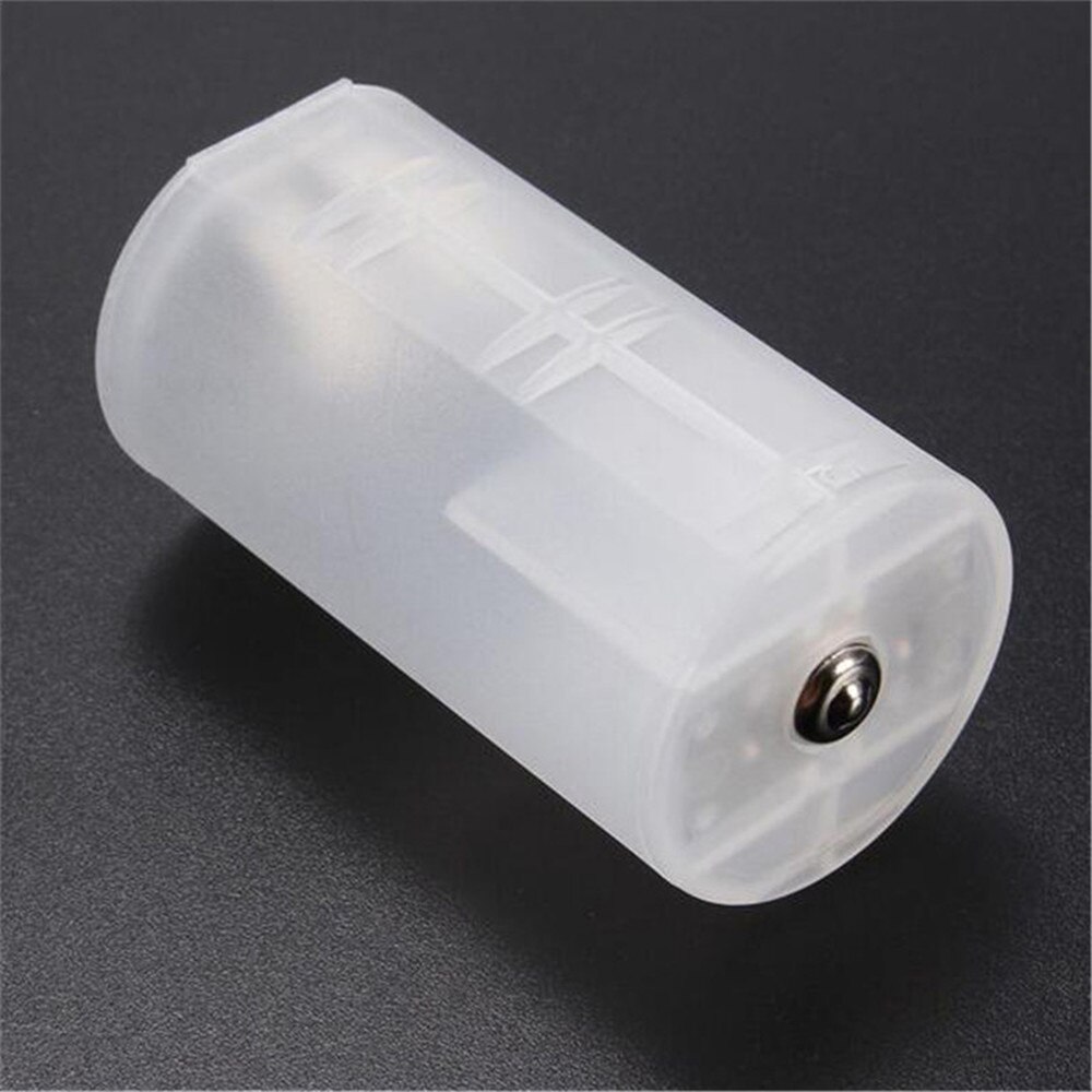 1PCS/2PCS AA To D Cell Size Battery Holder Conversion Adapter Switcher Converter Case
