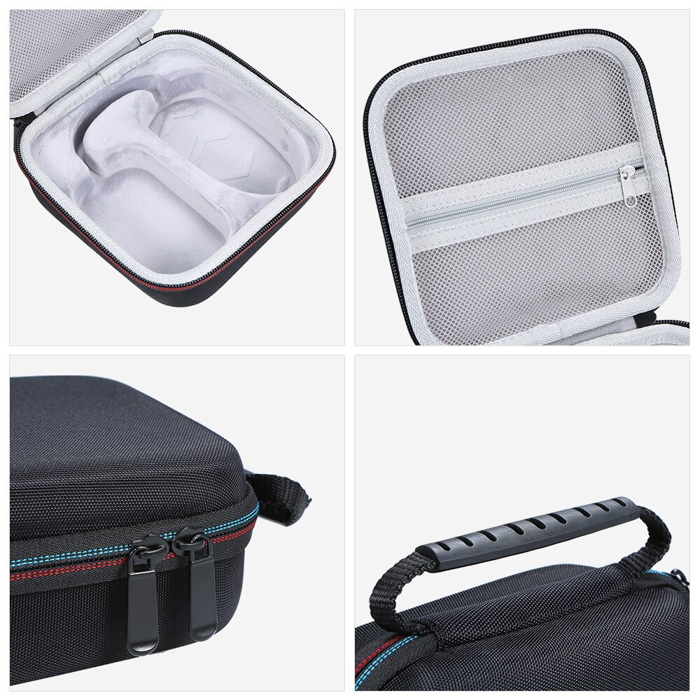 Estuche rígido de EVA para Logitech G203, bolsa de transporte para ratón resistente al agua con forro interior suave, bolsa para ratón resistente a los golpes con bolsillo de malla