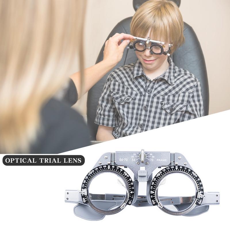 Top Optical Optometry Opthalmic Adjustable Trial Frame Optical Trial Lens Frame PD 54-70mm Pure Titanium Optical