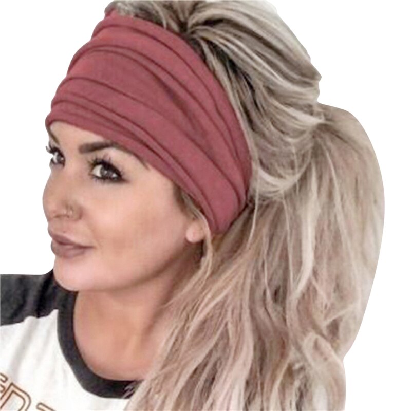 Cinta de cabeza para el sudor deportiva absorbente para hombre y mujer, cintas para el pelo para Yoga, banda para el sudor, accesorios para ciclismo carrera deportes al aire libre, 1 unidad