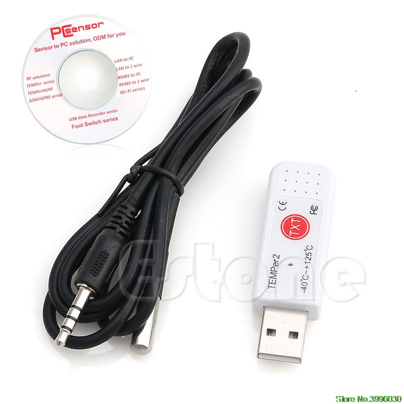 PC TEMPER2 Sensor USB Thermometer Hygrometer Temperature Data Logger Recorder