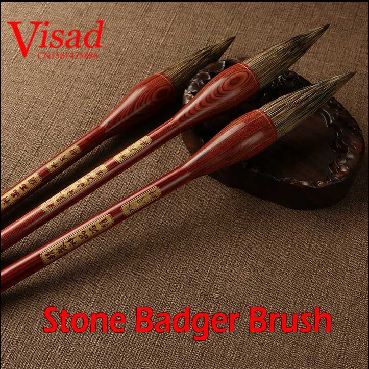 Hoge qualtity Steen Badger Borstel Chinese borstels Kalligrafie borstels pen kunstenaar borstels schilderen leveringen