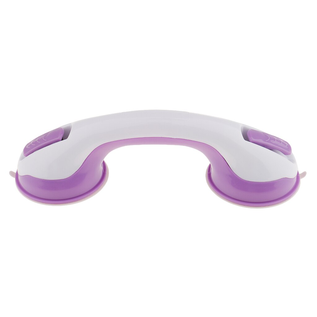 Suction Helping Handle Safety Grab Bar Handrail For Bathroom Shower: Purple