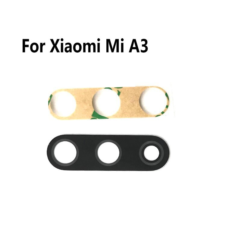 2Pcs/Lot,Rear Back Camera Glass Lens Cover For Xiaomi Mi A3 With Sticker Adhesive For Xiaomi Mi A1 A2 Lite Replacement Parts: Mi A3