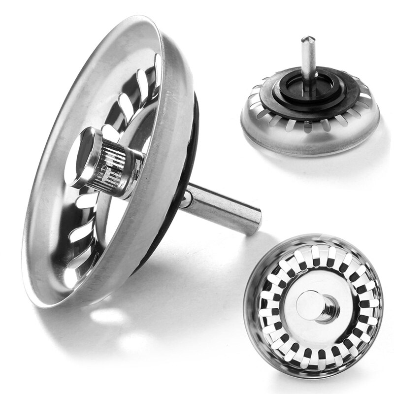 Bouchon De Vidange Pour évier - Crépine En Acier Inoxydable - Diamètre 84 Mm - Pour Cuisine - Neuf
