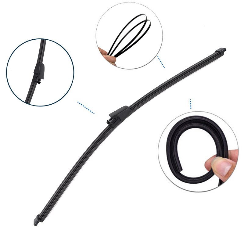Kit de escobilla y brazo de limpiaparabrisas trasero de 13 "para Seat Ibiza Sport Coupe SC , parabrisas, ventana de portón trasero