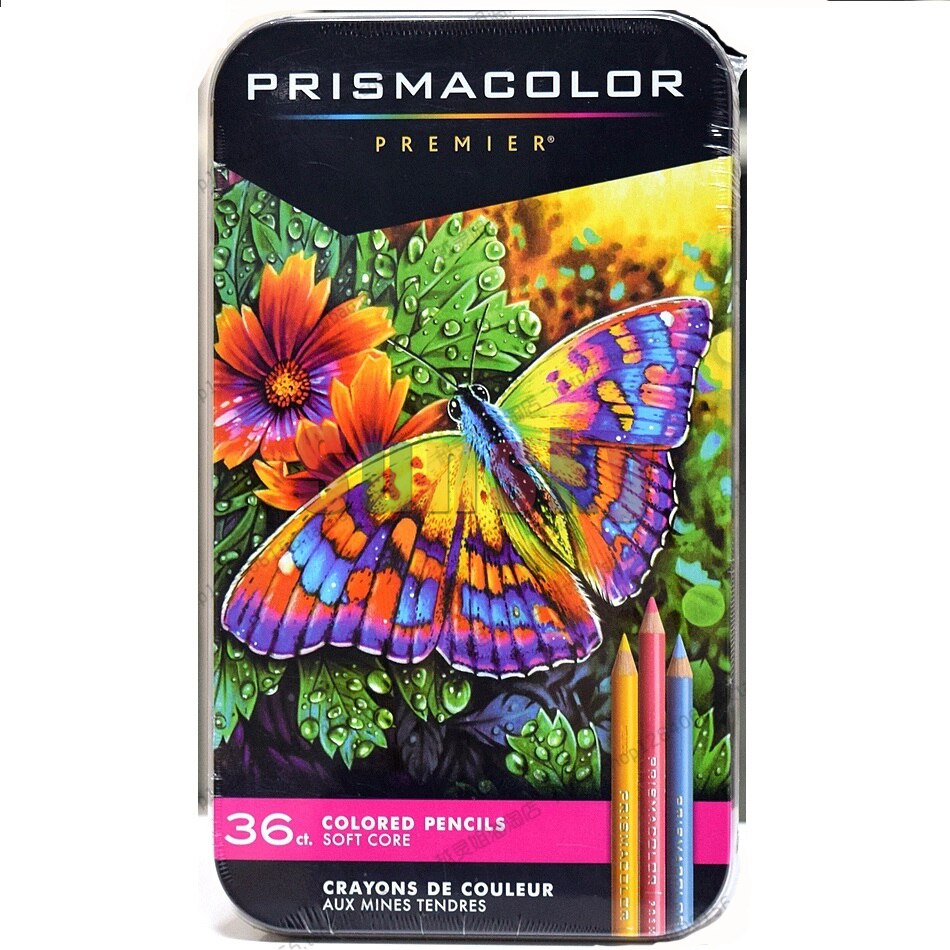 Prismacolor Premier Oily Colored Pencils 24/48/72/132/150 color Tin Box Set Soft Core Portrait Skin color: 36 color oil