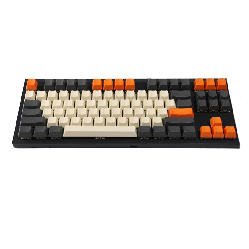 YMDK Carbon 61 87 104 Top Print Blank Keyset Thick PBT OEM Profile Keycaps Suitable For MX Mechanical Keyboard: 87 Blank