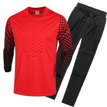 The Latest Long Sleeve Goalkeeper Shirts Child Goalkeeper Suits Breathable Soccer Kids Soccer Sets Sport Training Suit