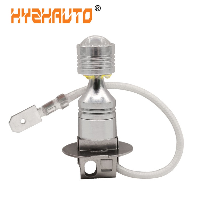 Hyzhauto 1Pcs H1 H3 Led Lamp Wit 6-XBD 30W Auto Mistlamp Led Drl Auto Externe Rijden Licht 6000K 12V