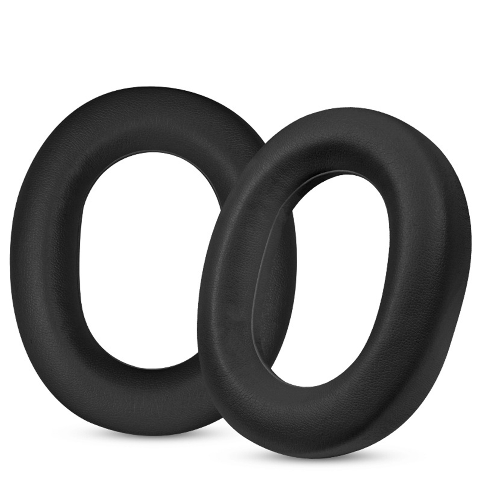 1 paar hoofdtelefoon oorkussens vervanging eiwit lederen kussenhoes oorkussen voor Huawei Freebuds Studio headset accessoires zwart: Black