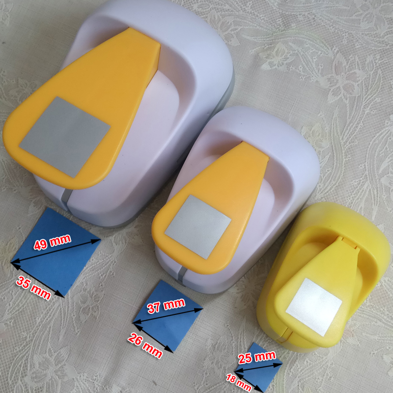 18mm-53mm Square Shaped craft punch Scrapbooking School DIY Paper Cutter EVA foam Geometry Hole Punches