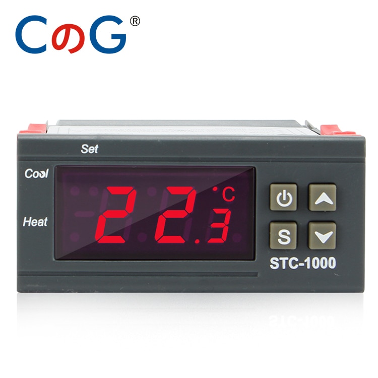 CG STC-1000 12V 24V 220V Digitale Temperatuur Controller Voor Incubator Relais LED 10A Verwarming Cooling Thermoregulator Thermostaat