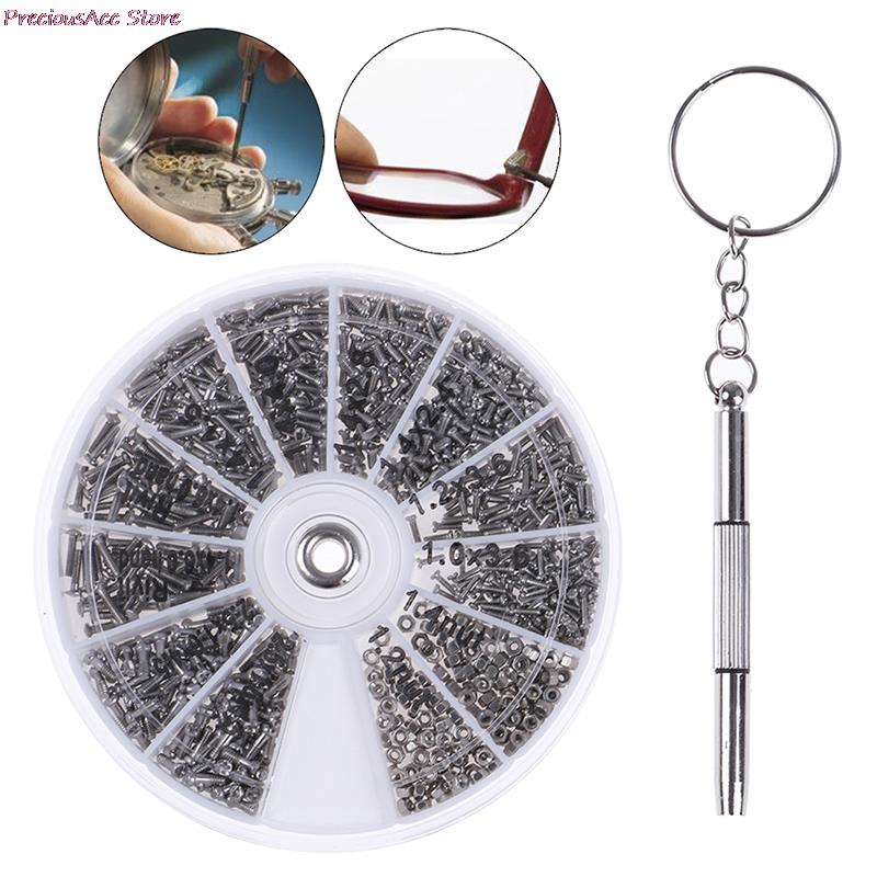 Kits de réparation boîte à outils Micro lunettes lunettes de soleil montre lunettes vis écrous tournevis