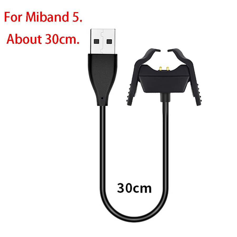 Câble adaptateur de chargeur pour Xiaomi Mi Band 5 6, Clip de chargement, câble USB magnétique: 30cm Clip for Mi5