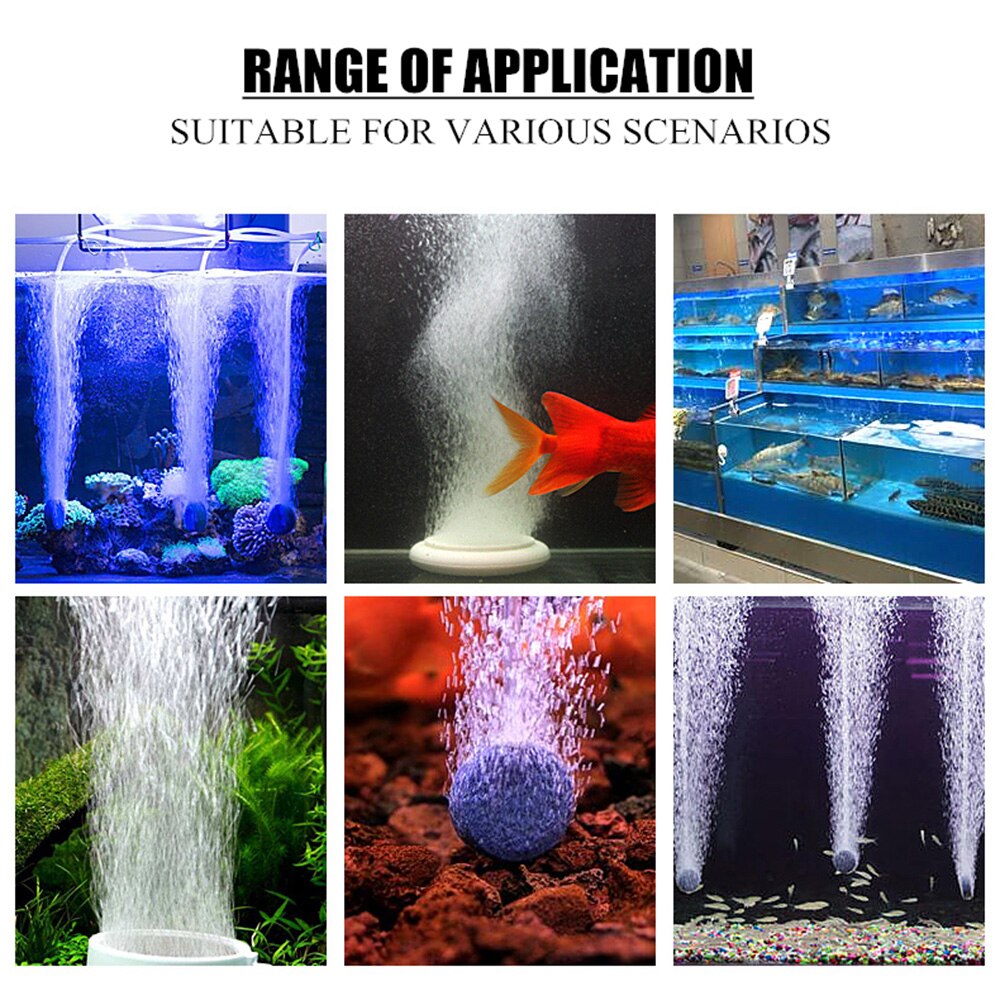 Silent Aquarium Air Pump Fish Tank Oxygen Air Compressor Aerator Aquarium Air Flow Maker Prump For Fish Marine Plant Tank