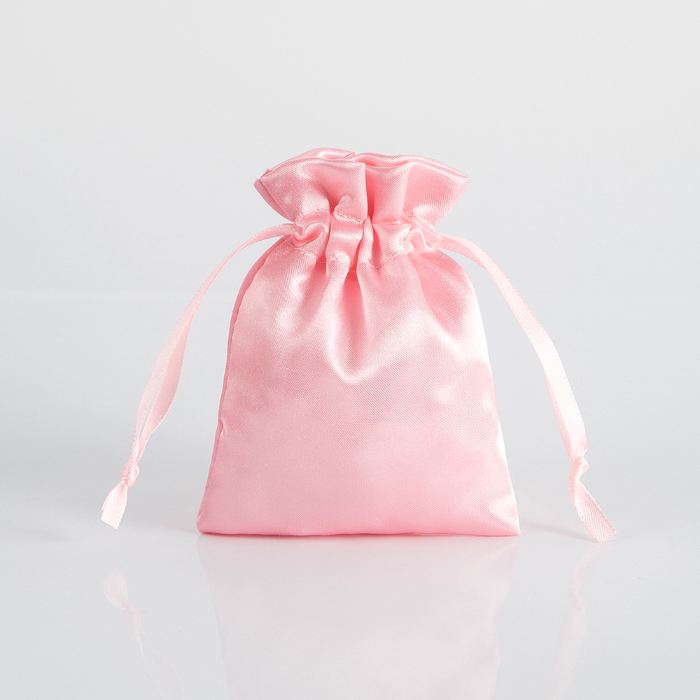 10 pièces petit sac à cordon de serrage en soie pour bijoux cheveux montre chaussures diamant perle anneau maquillage voyage emballage pochettes: 50cm / Couleur jaune clair