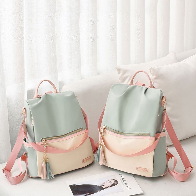 Sweet Lady Oxford Rugzak Mode Vrouwelijke Waterdichte Laptop Vrouwen Rugzak Tiener Grote Capaciteit Meisjes Schooltas Mochila Roze