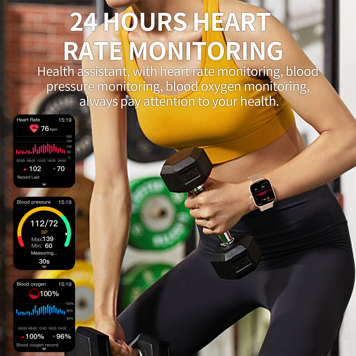 1.83 Cal sprytny zegarek robić fitnessu sportowy z ekranem dotykowym dla mężczyzn kobiet Bluetooth połączenie monitorowanie zdrowia AI głos asystent Smartwatch