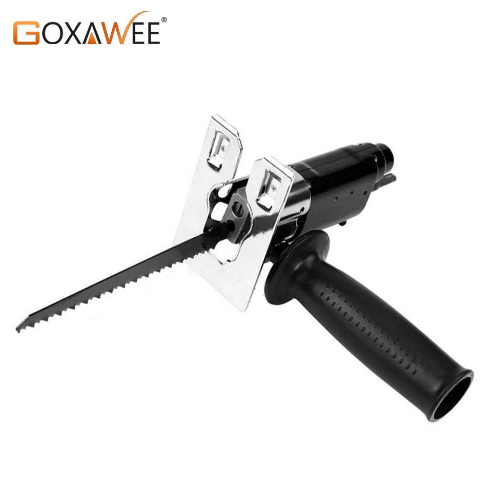 Goxawee edestakaissaha jigisahan kiinnitys vaihtaa sähköpora edestakaisin sahaksi metalliviila puun metallin leikkaamiseen