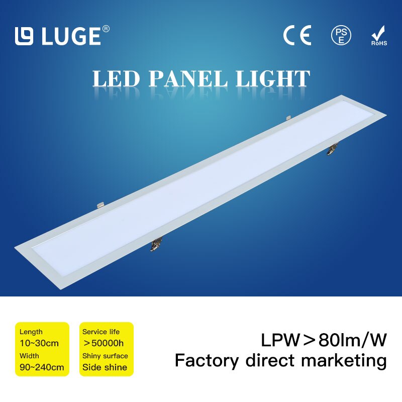 Lente Embedded Led Strip Licht Ultra-Dunne 1 Cm Clip Voorjaar Clip Clip Led Flat Licht Donker Installatie Van een Lange Plafondlamp