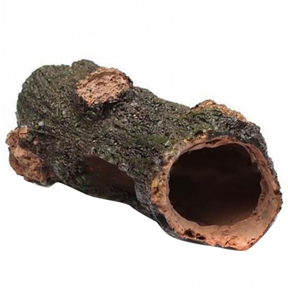 Ornement d'aquarium à trous creux, tunnel d'arbre à bûches, décoration précieuse de poissons de grande taille, accessoires de diversification: Default Title