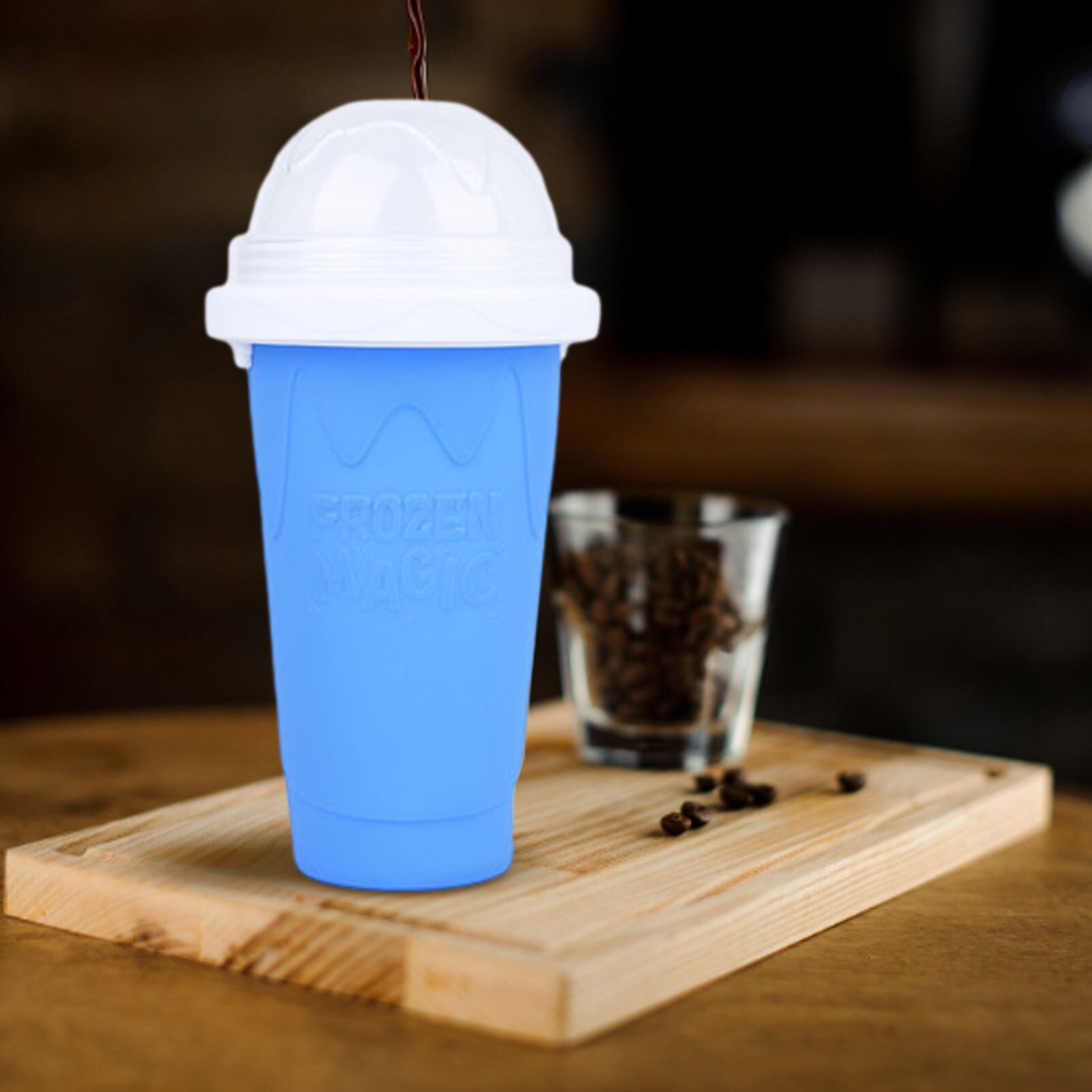 Machine à Slushie, tasse de refroidissement pour Smoothie, broyeur de glace domestique, tasse de refroidissement pour Slushie surgelée, pour lait fait maison